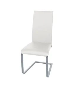 Affare Sedia "tenerife" ecopelle bianca, 44x55x98 cm